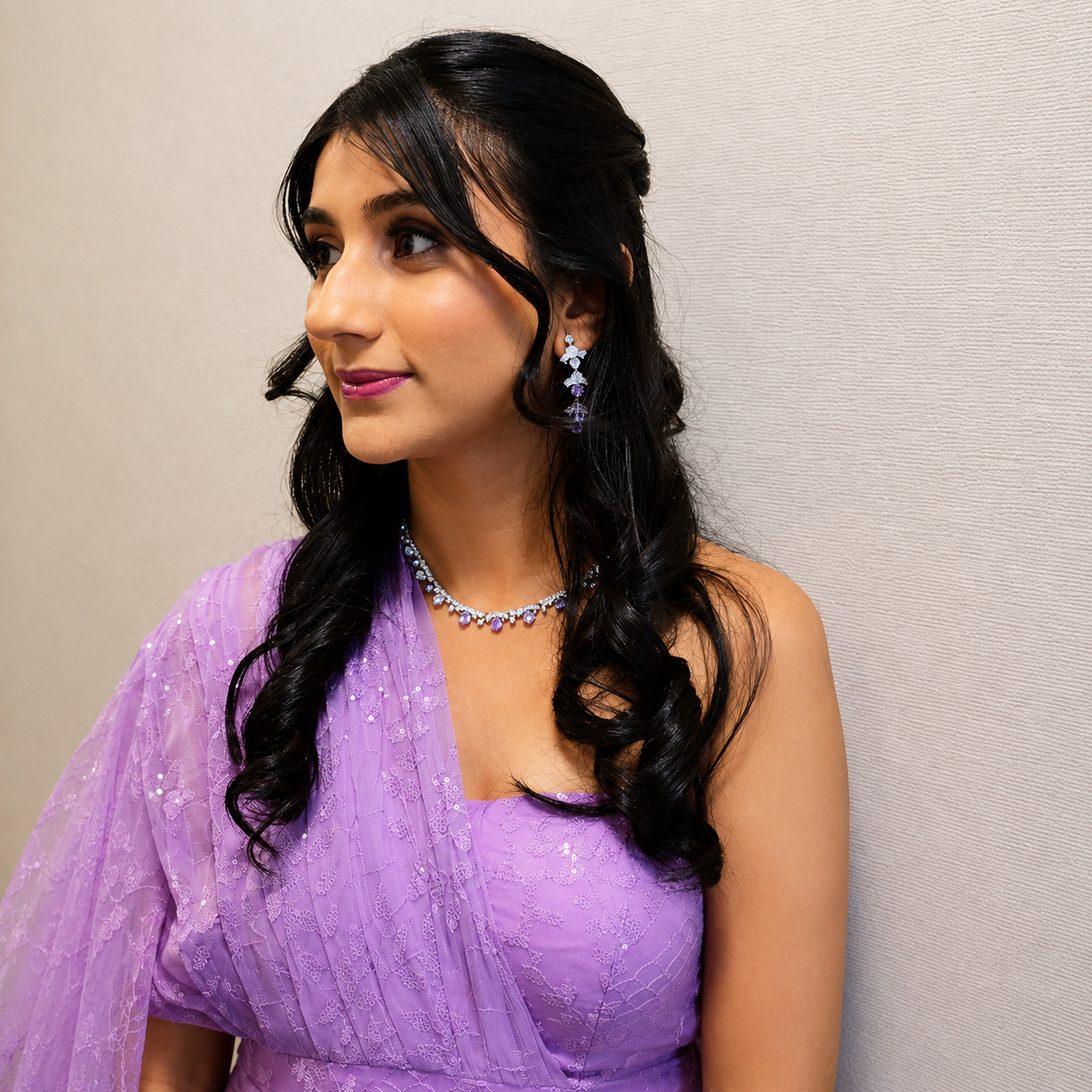 Half-Up Half-Down Curls